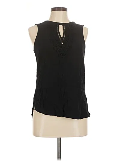 Pre-owned Daniel Rainn Sleeveless Blouse In Black