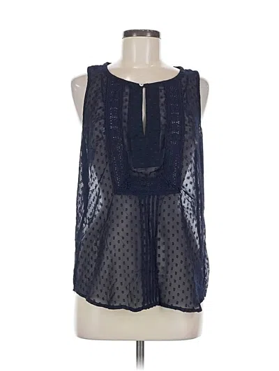Pre-owned Daniel Rainn Sleeveless Blouse In Black