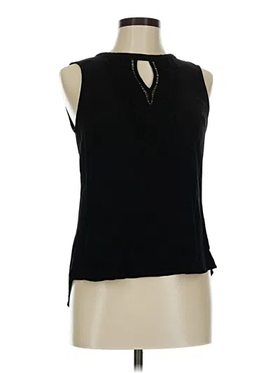 Pre-owned Daniel Rainn Sleeveless Blouse In Black