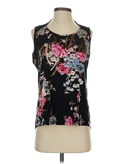 Pre-owned Daniel Rainn Sleeveless Blouse In Black