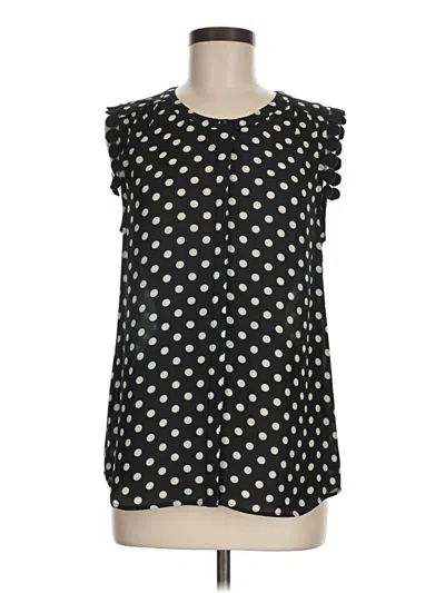 Pre-owned Daniel Rainn Sleeveless Blouse In Black