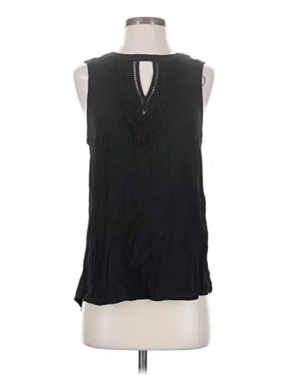 Pre-owned Daniel Rainn Sleeveless Blouse In Black