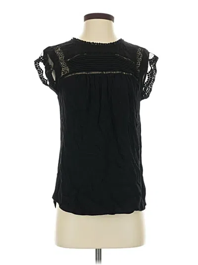 Pre-owned Daniel Rainn Sleeveless Blouse In Black