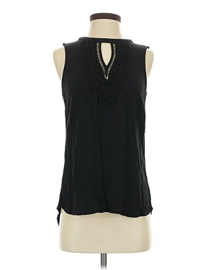 Pre-owned Daniel Rainn Sleeveless Blouse In Black