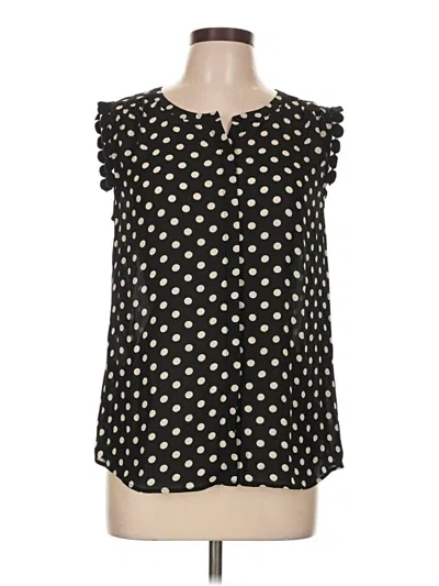 Pre-owned Daniel Rainn Sleeveless Blouse In Black