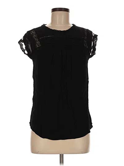 Pre-owned Daniel Rainn Sleeveless Blouse In Black
