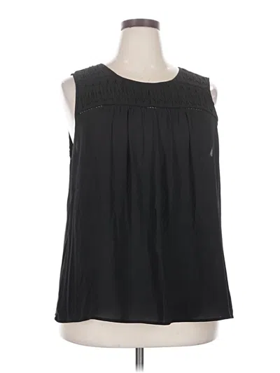 Pre-owned Daniel Rainn Sleeveless Blouse In Black