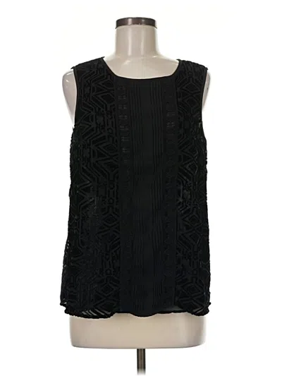 Pre-owned Daniel Rainn Sleeveless Blouse In Black