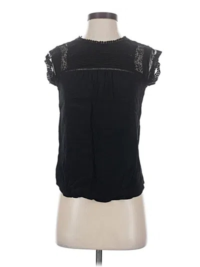 Pre-owned Daniel Rainn Sleeveless Blouse In Black