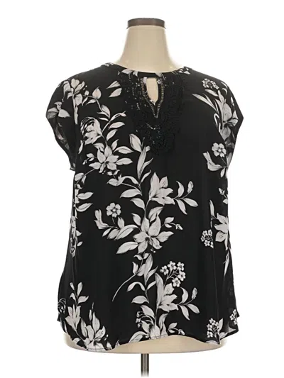 Pre-owned Daniel Rainn Sleeveless Blouse In Black