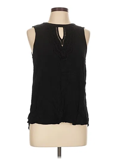 Pre-owned Daniel Rainn Sleeveless Blouse In Black