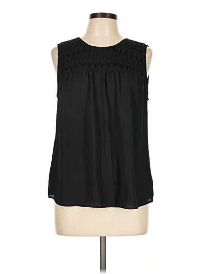 Pre-owned Daniel Rainn Sleeveless Blouse In Black