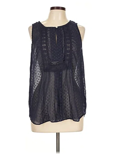 Pre-owned Daniel Rainn Sleeveless Blouse In Black