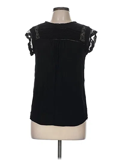 Pre-owned Daniel Rainn Sleeveless Blouse In Black