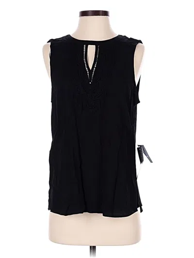 Pre-owned Daniel Rainn Sleeveless Blouse In Black