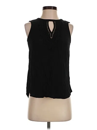 Pre-owned Daniel Rainn Sleeveless Blouse In Black