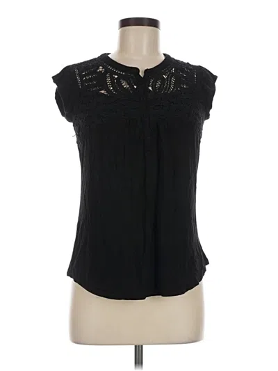 Pre-owned Daniel Rainn Sleeveless Blouse In Black
