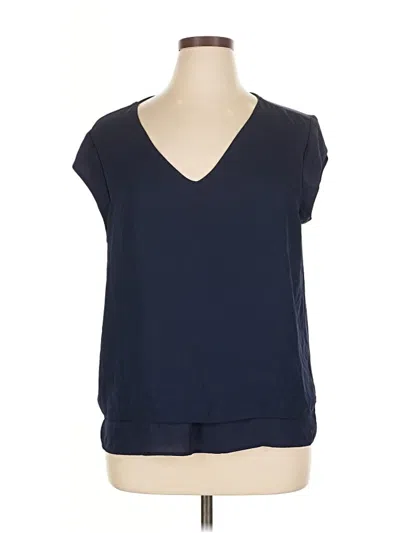 Pre-owned Daniel Rainn Sleeveless Blouse In Blue