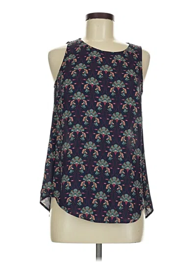 Pre-owned Daniel Rainn Sleeveless Blouse In Blue