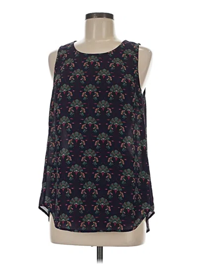 Pre-owned Daniel Rainn Sleeveless Blouse In Blue