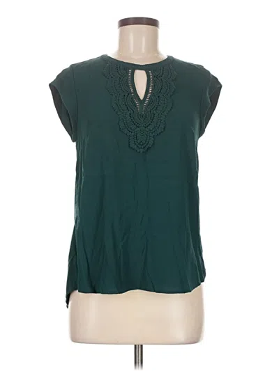 Pre-owned Daniel Rainn Sleeveless Blouse In Blue