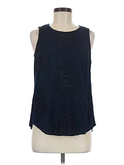 Daniel Rainn Sleeveless Blouse In Blue