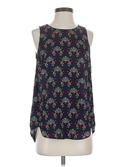 Pre-owned Daniel Rainn Sleeveless Blouse In Blue