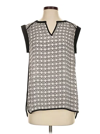 Pre-owned Daniel Rainn Sleeveless Blouse In Gray