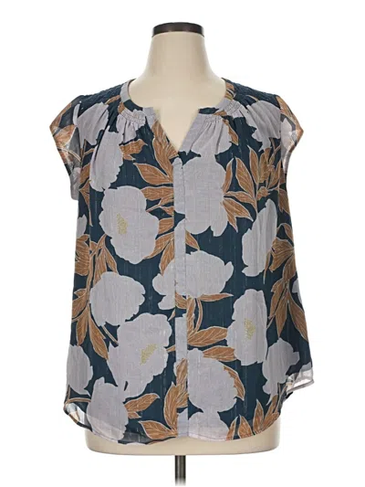 Pre-owned Daniel Rainn Sleeveless Blouse In Gray