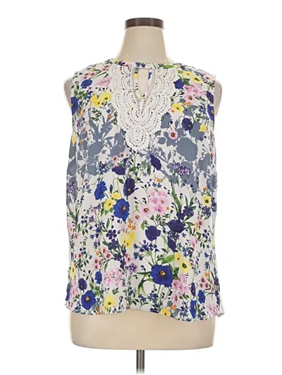 Pre-owned Daniel Rainn Sleeveless Blouse In Gray