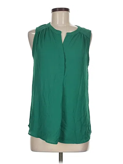 Pre-owned Daniel Rainn Sleeveless Blouse In Green