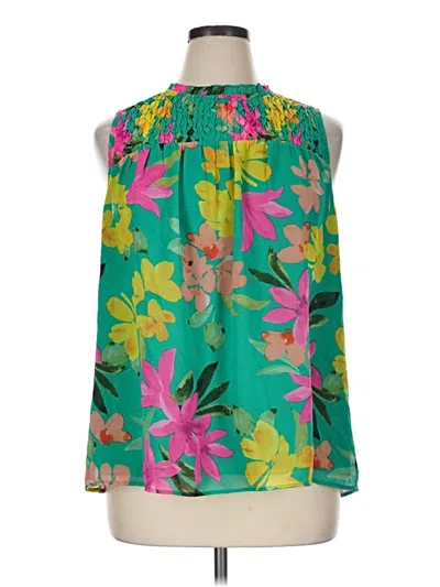 Pre-owned Daniel Rainn Sleeveless Blouse In Green