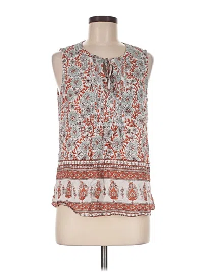 Pre-owned Daniel Rainn Sleeveless Blouse In Ivory