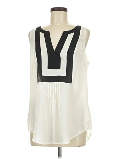 Pre-owned Daniel Rainn Sleeveless Blouse In Ivory