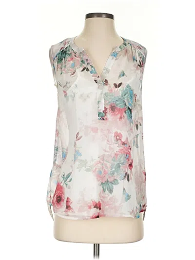 Pre-owned Daniel Rainn Sleeveless Blouse In Ivory