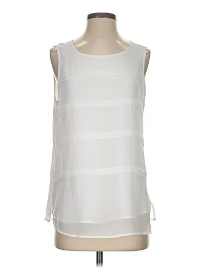 Pre-owned Daniel Rainn Sleeveless Blouse In Ivory