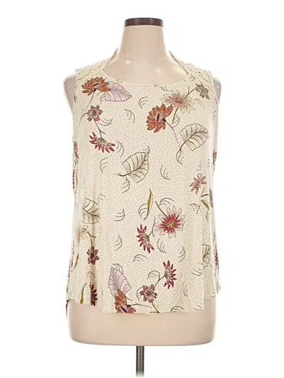 Pre-owned Daniel Rainn Sleeveless Blouse In Ivory