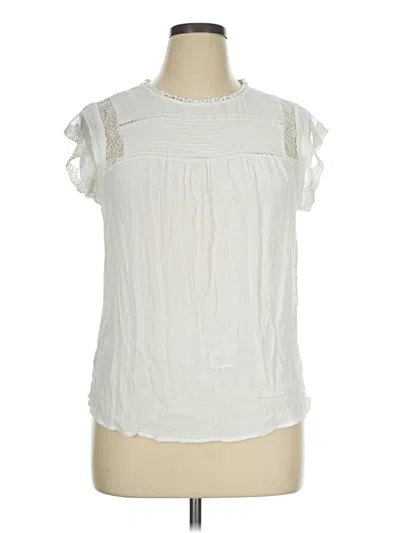 Pre-owned Daniel Rainn Sleeveless Blouse In Ivory