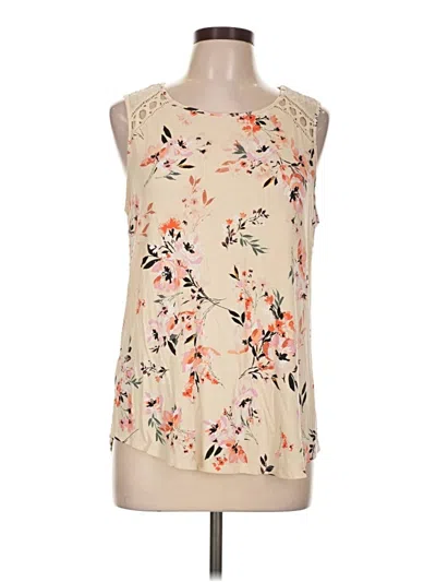 Pre-owned Daniel Rainn Sleeveless Blouse In Ivory