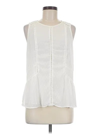 Pre-owned Daniel Rainn Sleeveless Blouse In Ivory