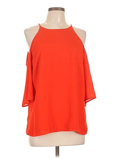 Pre-owned Daniel Rainn Sleeveless Blouse In Orange