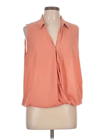 Pre-owned Daniel Rainn Sleeveless Blouse In Orange