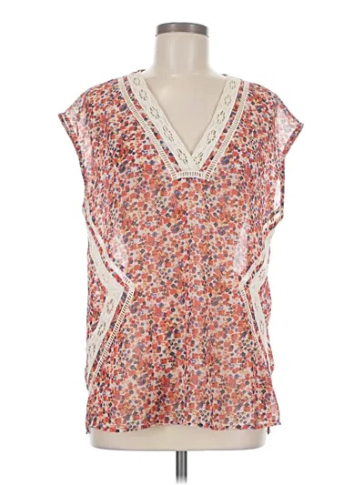 Pre-owned Daniel Rainn Sleeveless Blouse In Orange