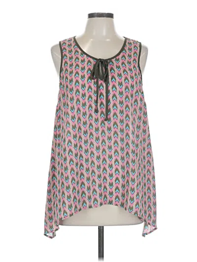 Pre-owned Daniel Rainn Sleeveless Blouse In Pink