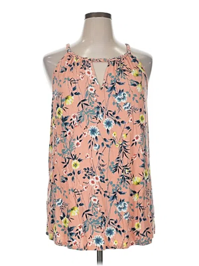 Pre-owned Daniel Rainn Sleeveless Blouse In Pink