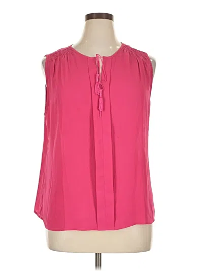 Pre-owned Daniel Rainn Sleeveless Blouse In Pink