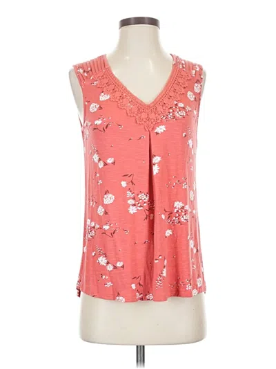 Pre-owned Daniel Rainn Sleeveless Blouse In Pink