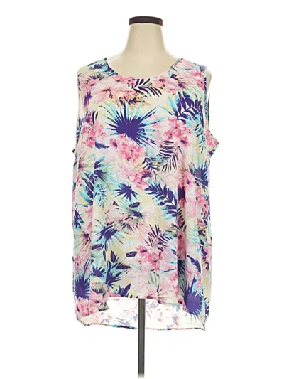 Pre-owned Daniel Rainn Sleeveless Blouse In Pink