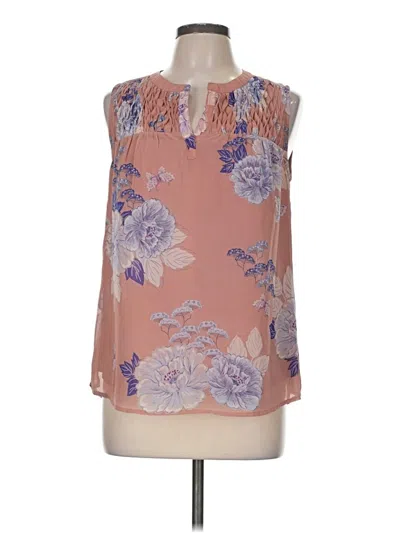 Pre-owned Daniel Rainn Sleeveless Blouse In Pink