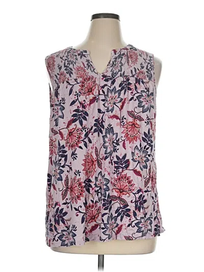 Pre-owned Daniel Rainn Sleeveless Blouse In Pink